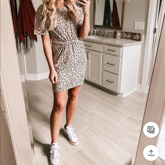Aerie Knot Front Tshirt Dress Nwt 